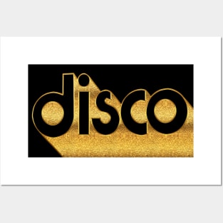 Disco / Retro Style Typography Design Posters and Art
